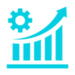 Growth chart with gear