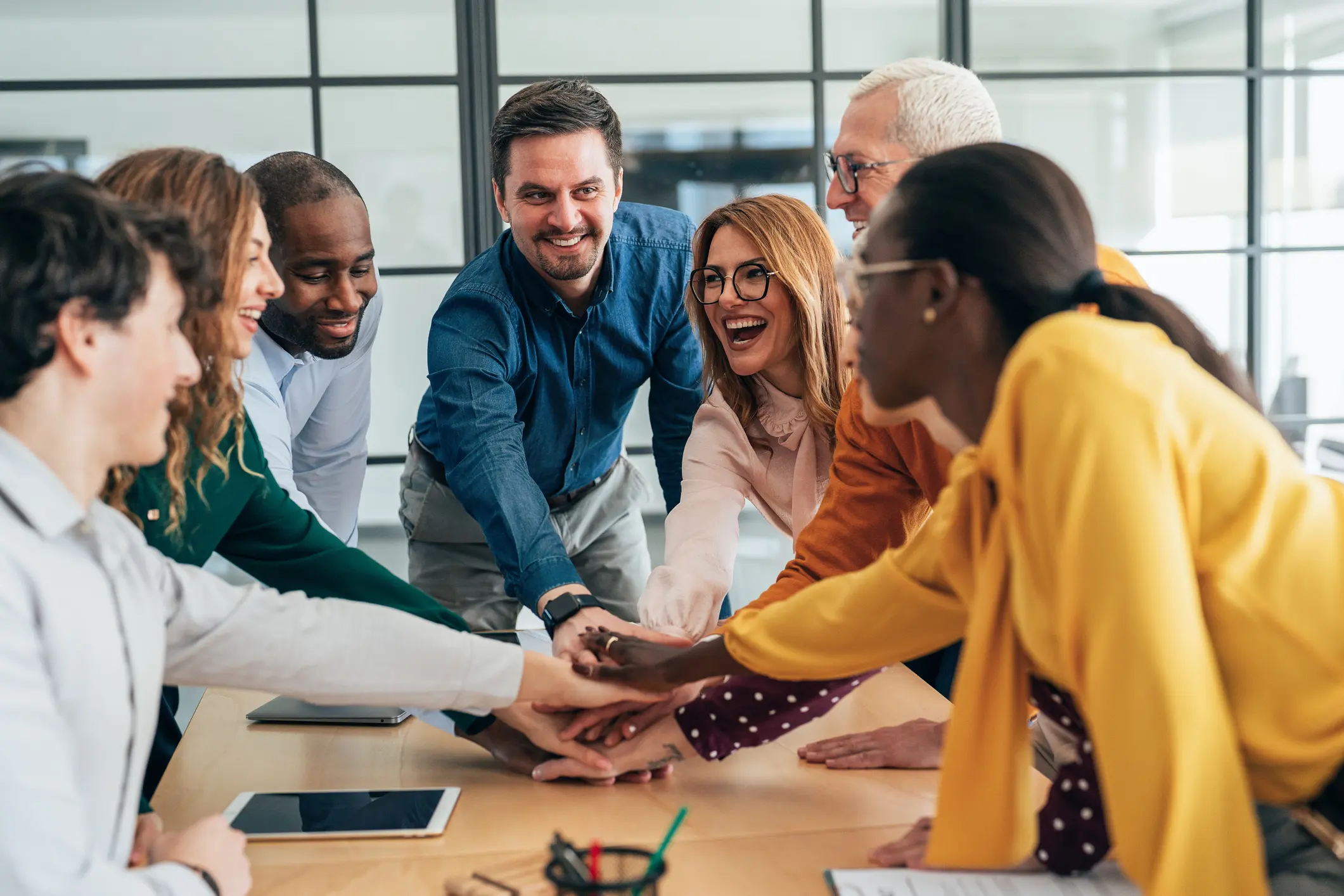 Successful business team